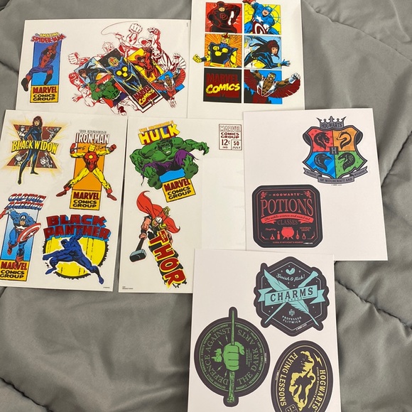 🌸 Marvel and Harry Potter Decal stickers bundle - Picture 1 of 16